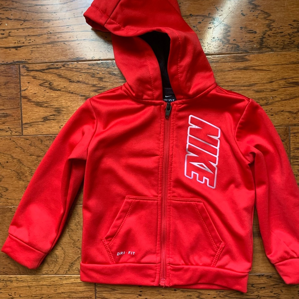 Nike Red Zip-Up Hoodie 24 months